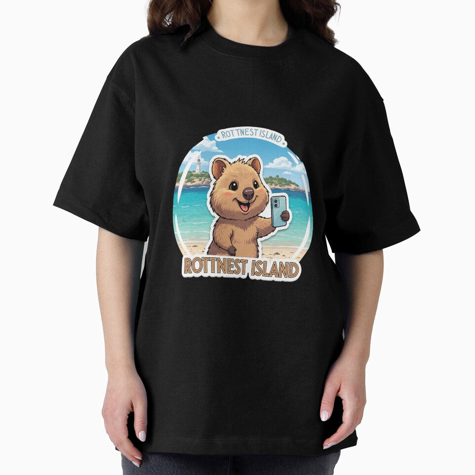 Smiling Quokka Cartoon: A Funny and Adorable WA Design by Digital Dreams Arts
