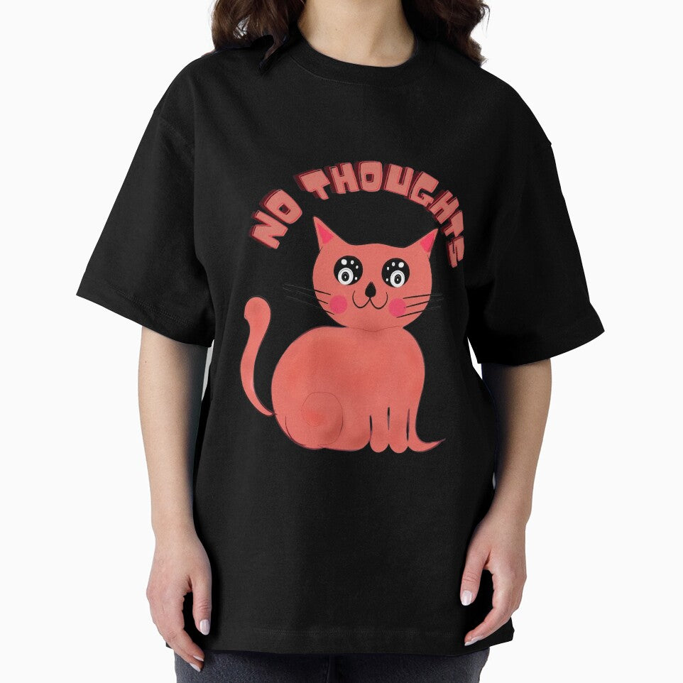 No Thoughts Just Meow | Funny Cute Cat Meme by HopeAndHustle