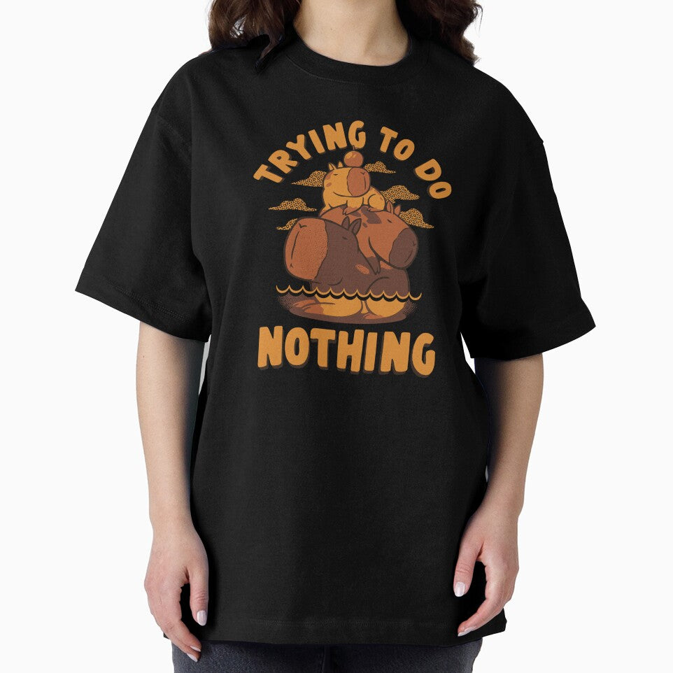 Trying To Do Nothing Funny Capybara by Tobe Fonseca by Tobe Fonseca®