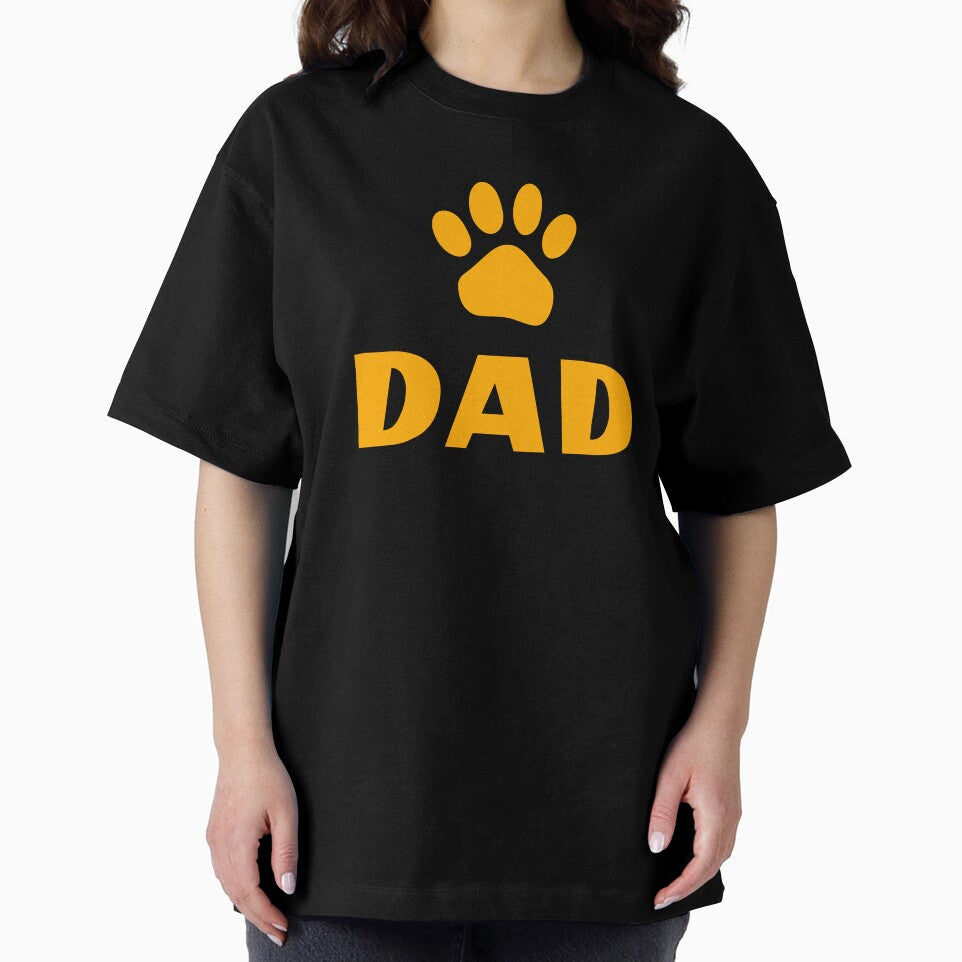 Proud Pet Dad Paw Print Father's Day by AntiqueImages