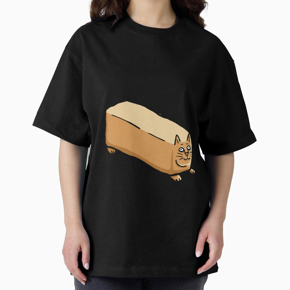 Catloaf, Cat Bread Loaf Funny Cat Lover Digital Illustration by AlmightyClaire