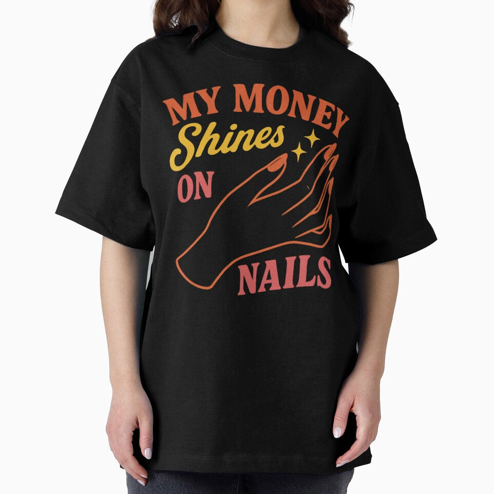 My Money Shines on Nails – Retro Nail Art Design by Meandmyshop