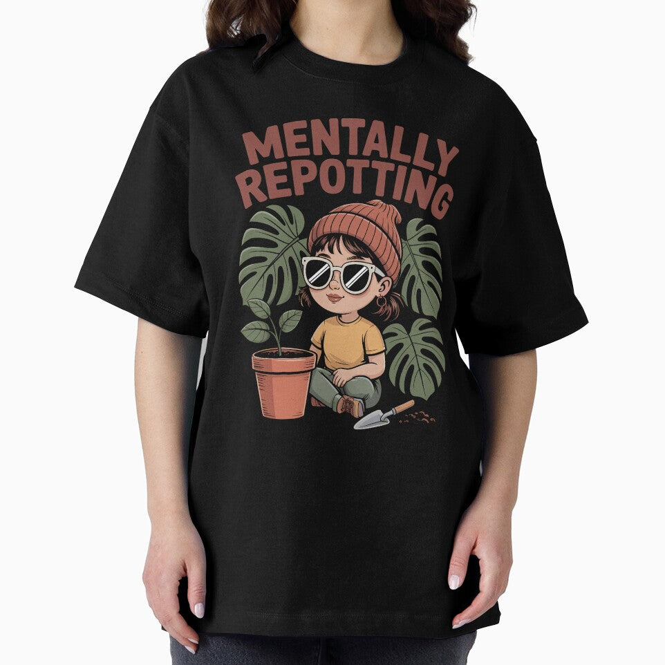 Mentally Repotting — Botanical Brain Break by Skull in Wool
