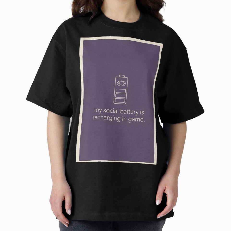 Social Battery Recharging in Game – Cozy Gamer Minimal Aesthetic by CozyLifeStudio