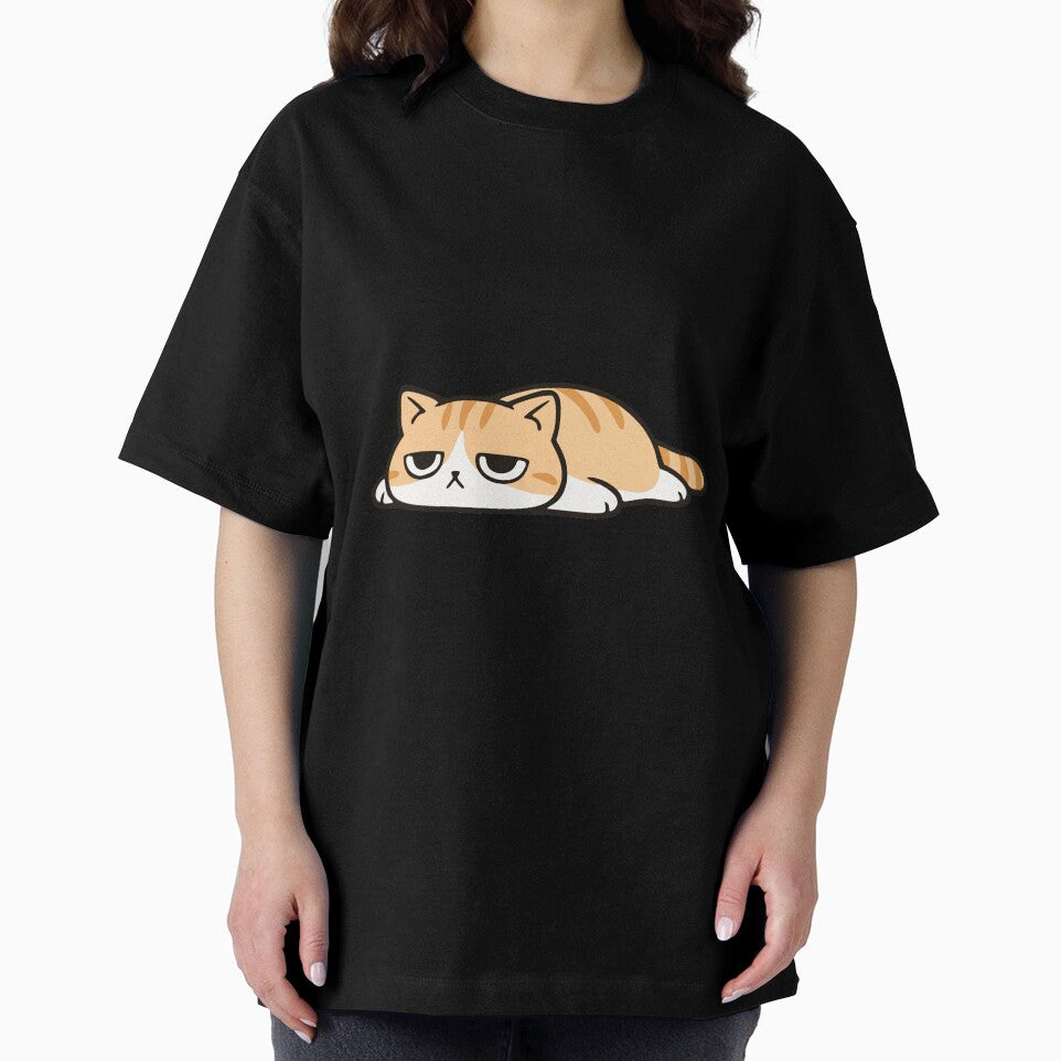 Lazy Loaf: Sleepy Orange Tabby Cat by arfindo-indra