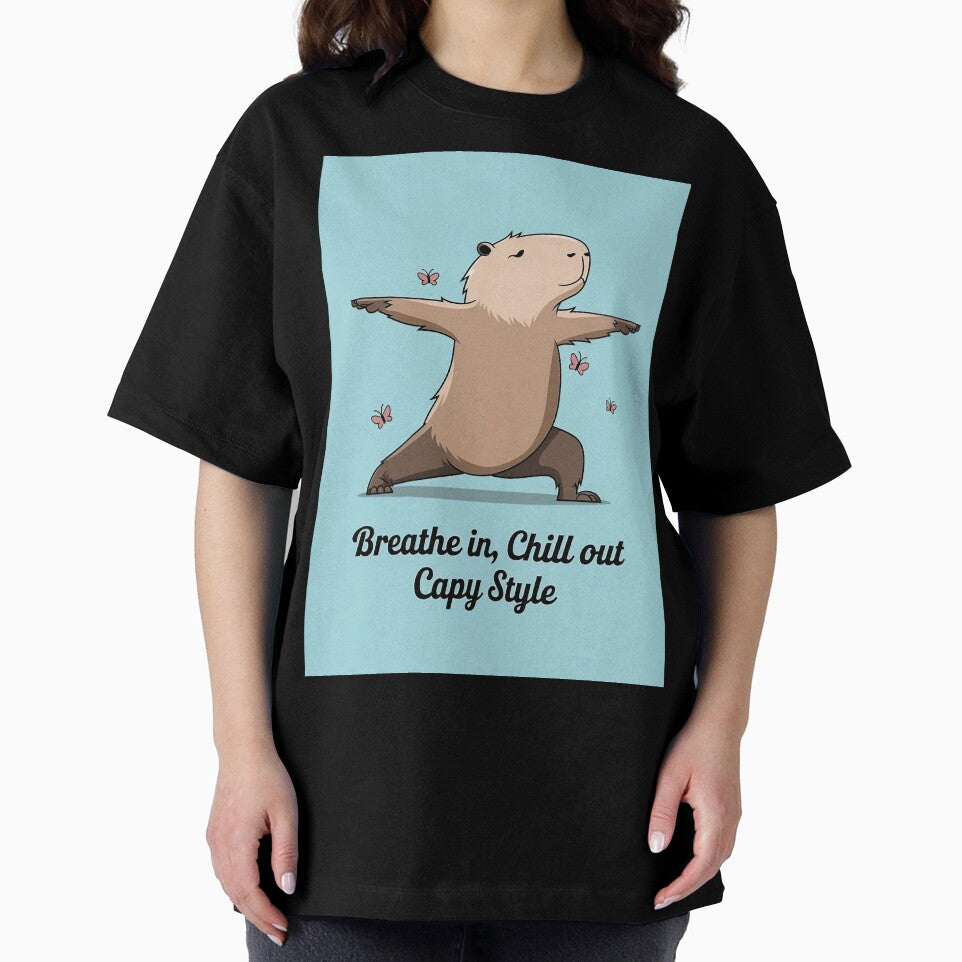 Breathe in Chill out Capy Style by Situstshirts