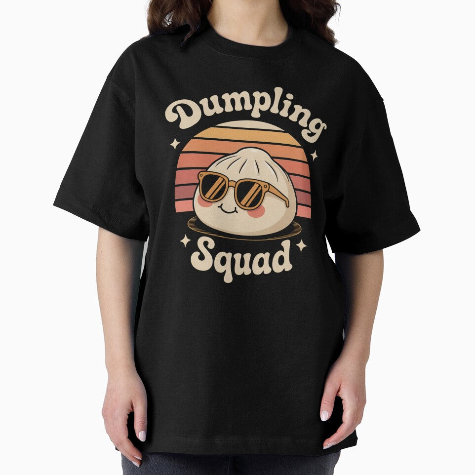 Cool Dumpling Squad Retro Sunset Foodie Lover by SuperAndSocial