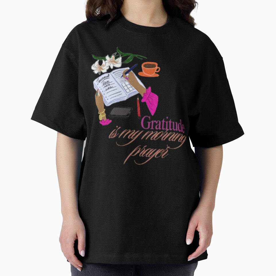 Gratitude Is My Morning Prayer - Cozy Journaling Affirmation by Miheerala