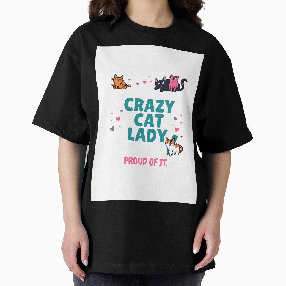Crazy Cat Lady Proud Of It | Funny Cat Lover Gift | Cat Mom Shirt by AkiraCustoms