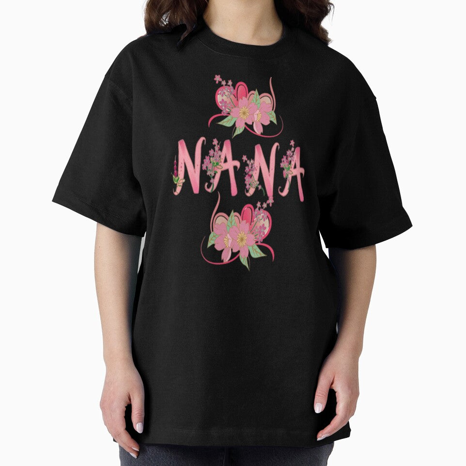 Nana Word With Flowers, Bohemian Mothersday Stepmom Mothersday, Super Mom Super Wife Mothersday by Adri Barnard