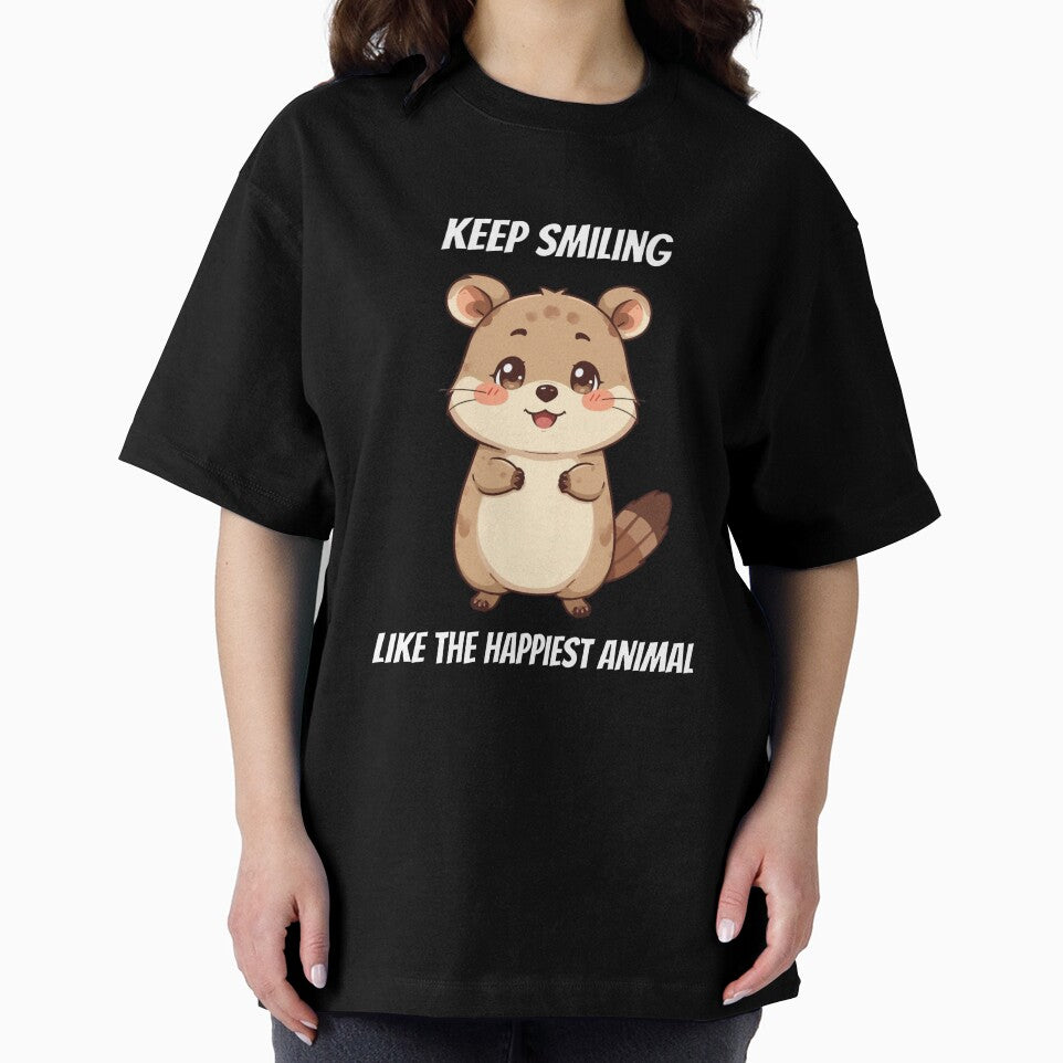 Cute Kawaii Quokka Keep Smiling Happiest Animal by AnimalMemeHub