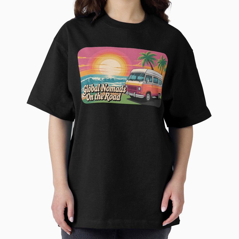 Global Nomads on the Road – Van Life Adventure Art by 404wearpl