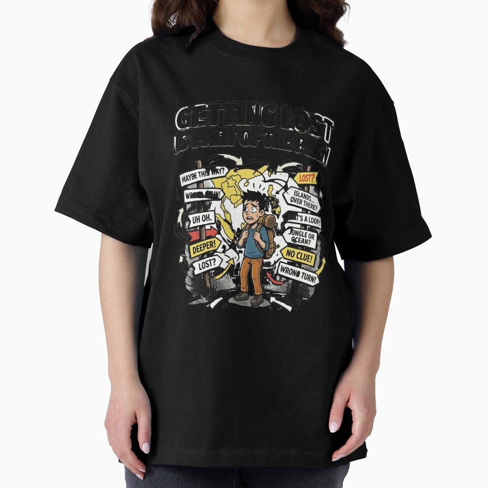 Getting Lost Is Part of the Plan – Funny Backpacker Travel Shirt, Southeast Asia Travel Meme Tee, Solo Traveler Humor by Backpackers Society