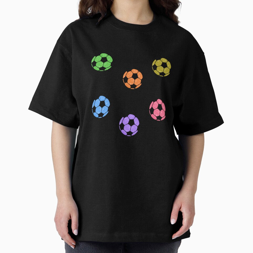Colorful Preppy Glitter Soccer Ball Set Pack by wonderxwander