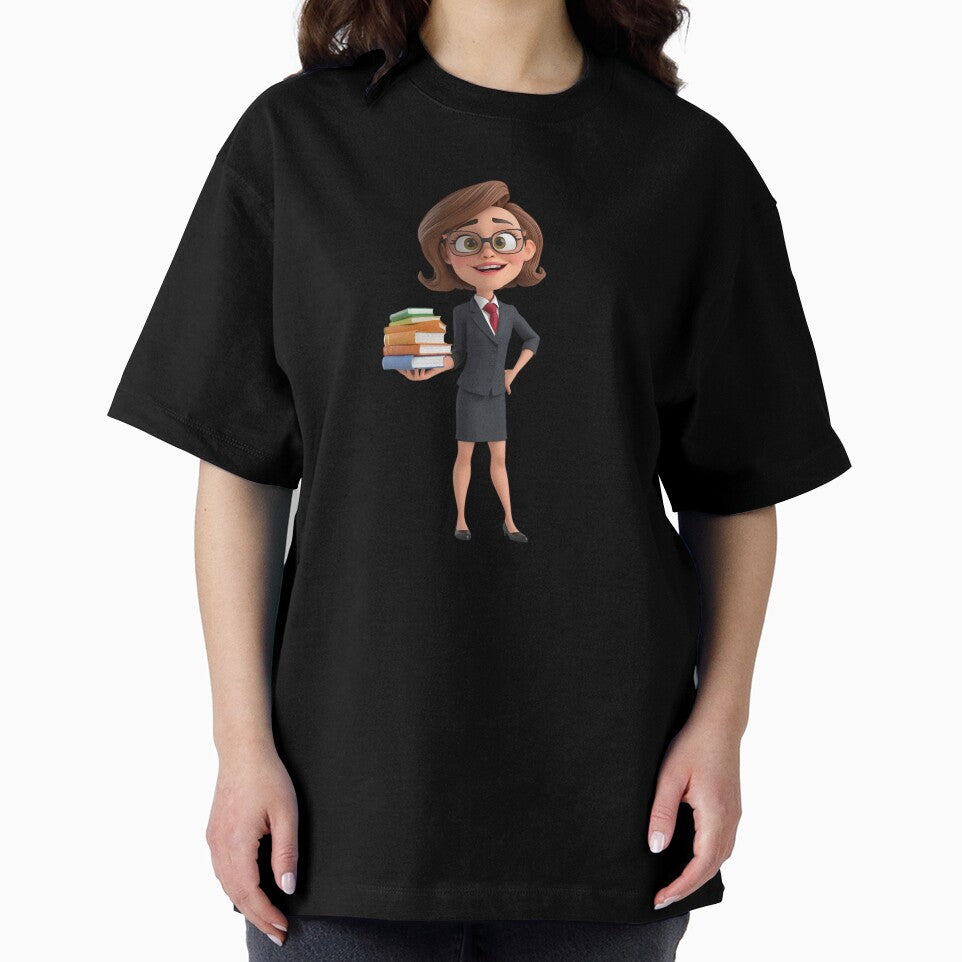 Funny Cartoon Teacher - Classroom Hero & Educator Art by drioArt
