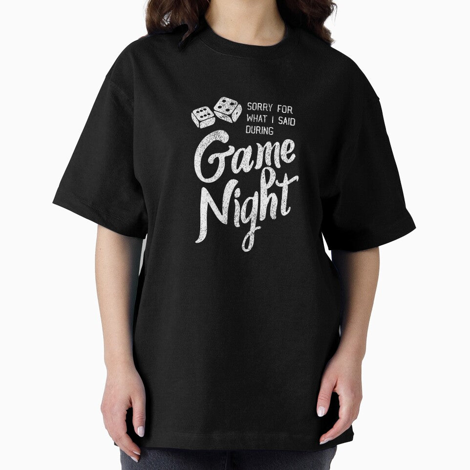 Sorry for what I said during Game Night - Funny Game Night - Gift for Him - Gift for Her by reeeberlabs