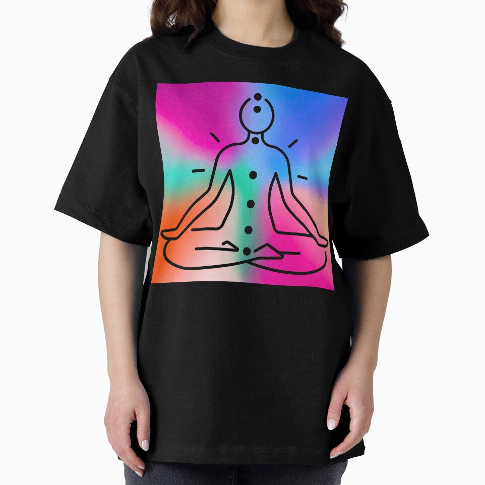 Meditation and Chakra Energy Healing Vibrantly Colored Design by Fredster1966