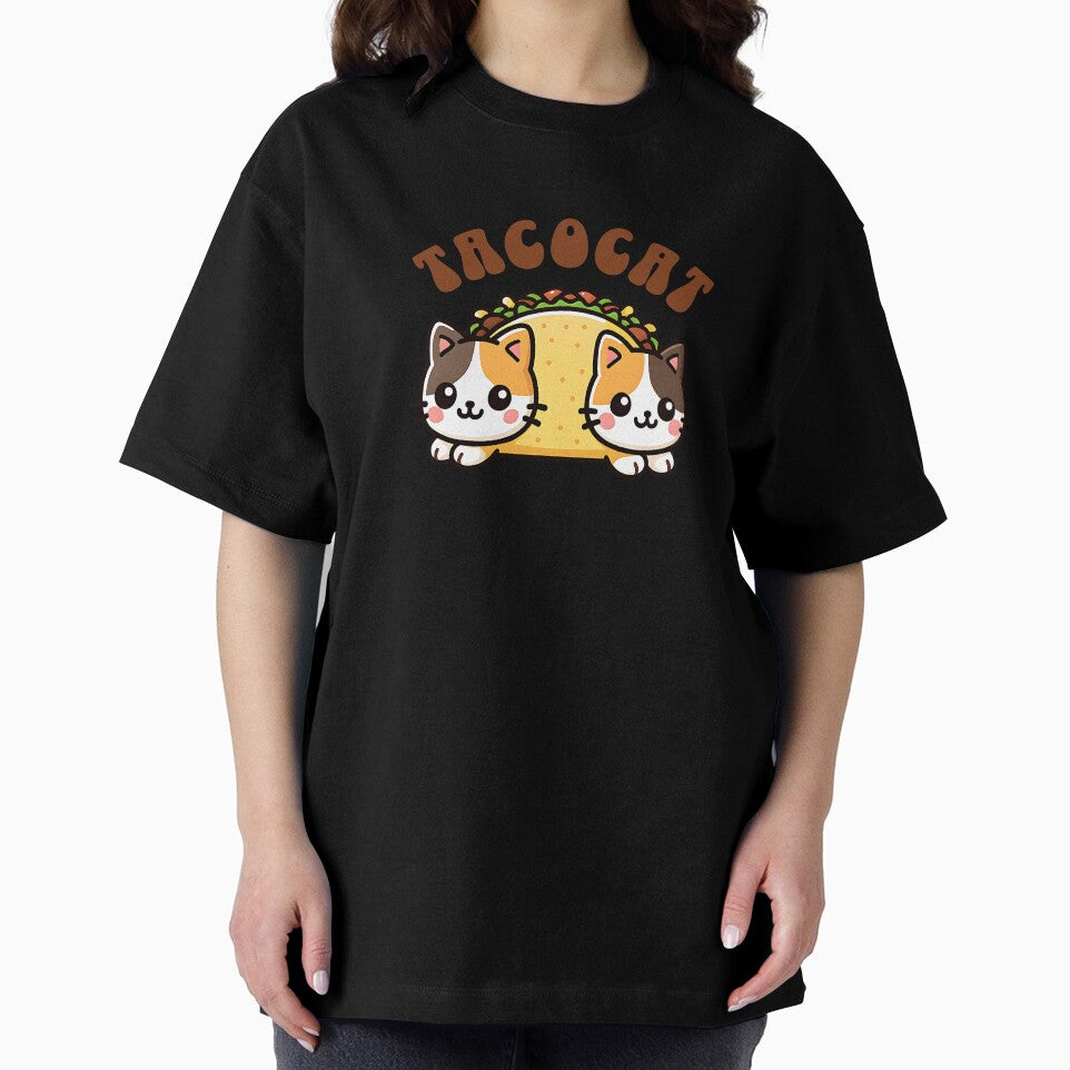 Taco Cat – Cute Kawaii Cat Taco | Funny Food Illustration by dudelinart