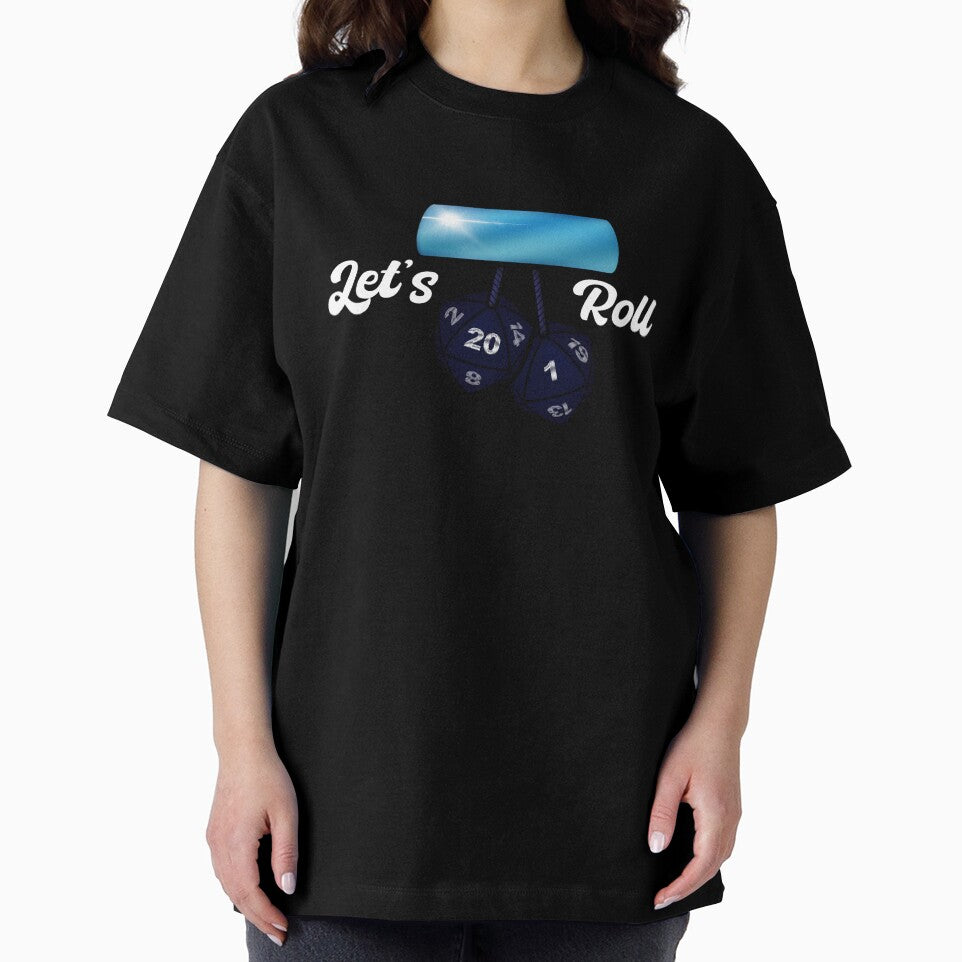Let's Roll (Blue Version) by Ye Olde Dungeons & Dragons Lorecast Shoppe