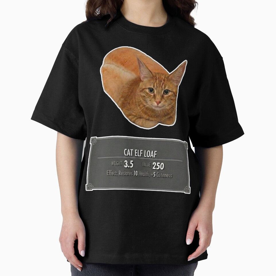 Cat Elf Loaf RPG Item Stats Funny by Astraskal