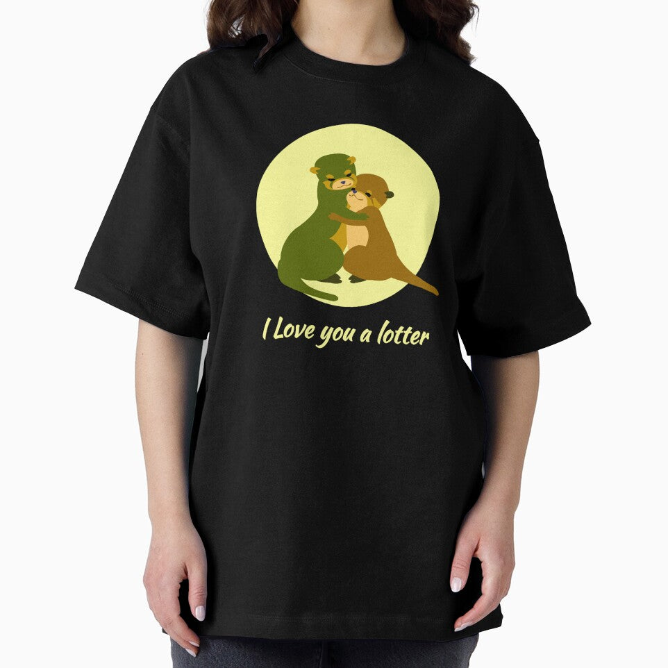 Funny Otters Love. I Love You Lotter. by Design-Maniya
