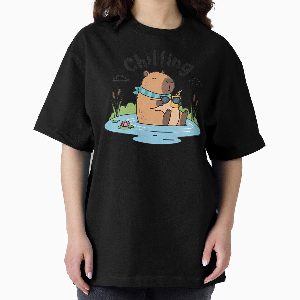 My Spirit Animal is a Capybara - Funny Animal Lover Tee by FreshPrintCo