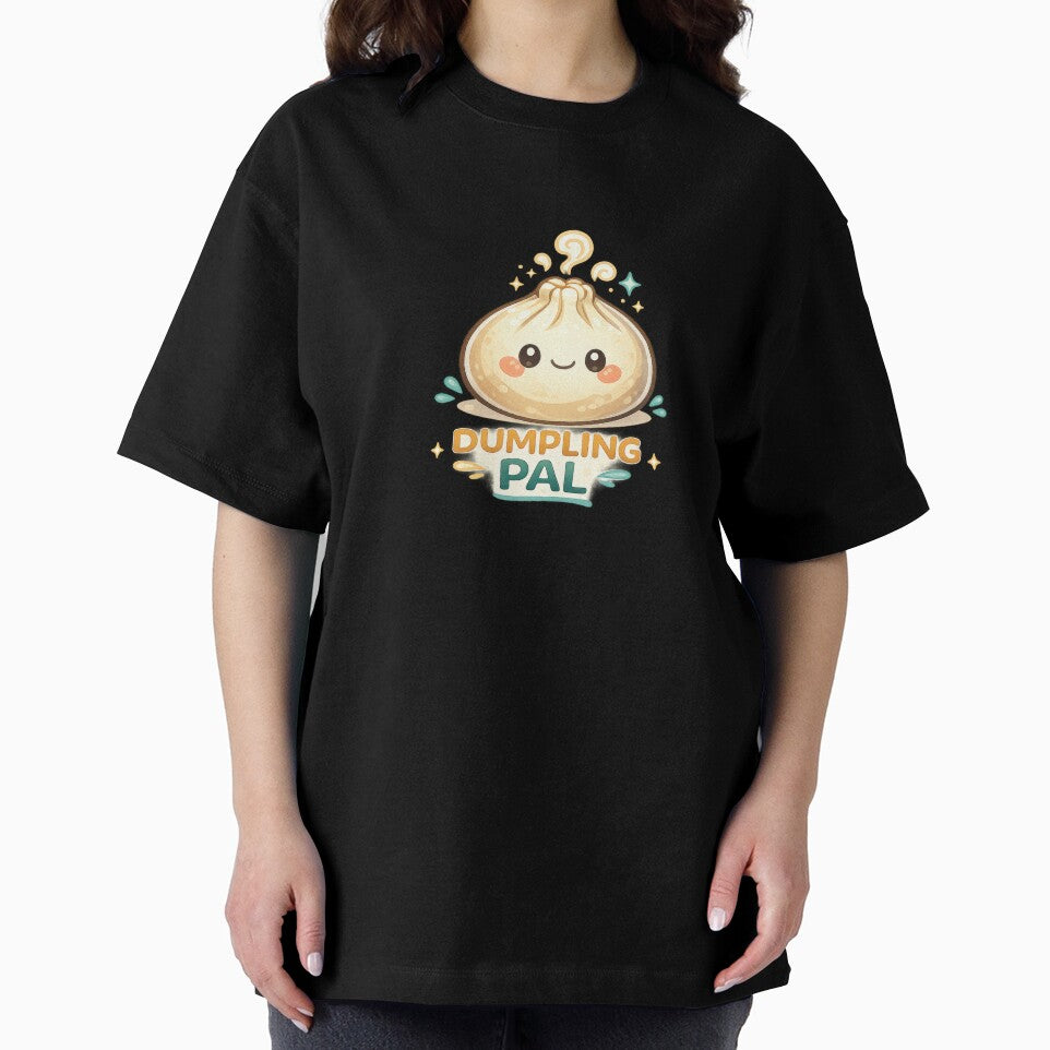 Dumpling Pal Kawaii Sticker (Cute Steamed Dumpling Friend) by jgvisualarts