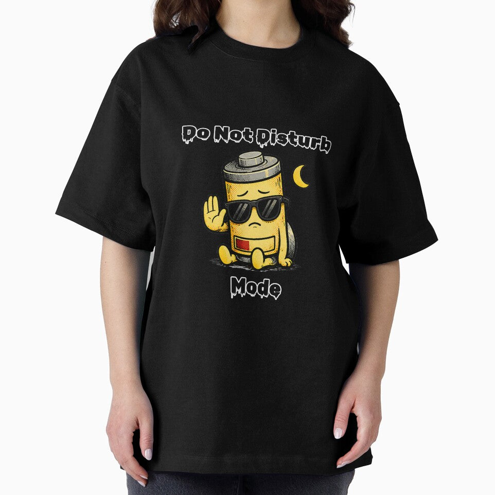 Do Not Disturb Mode Shirt – Funny Introvert Low Energy Aesthetic Tee by DesignTeamHub