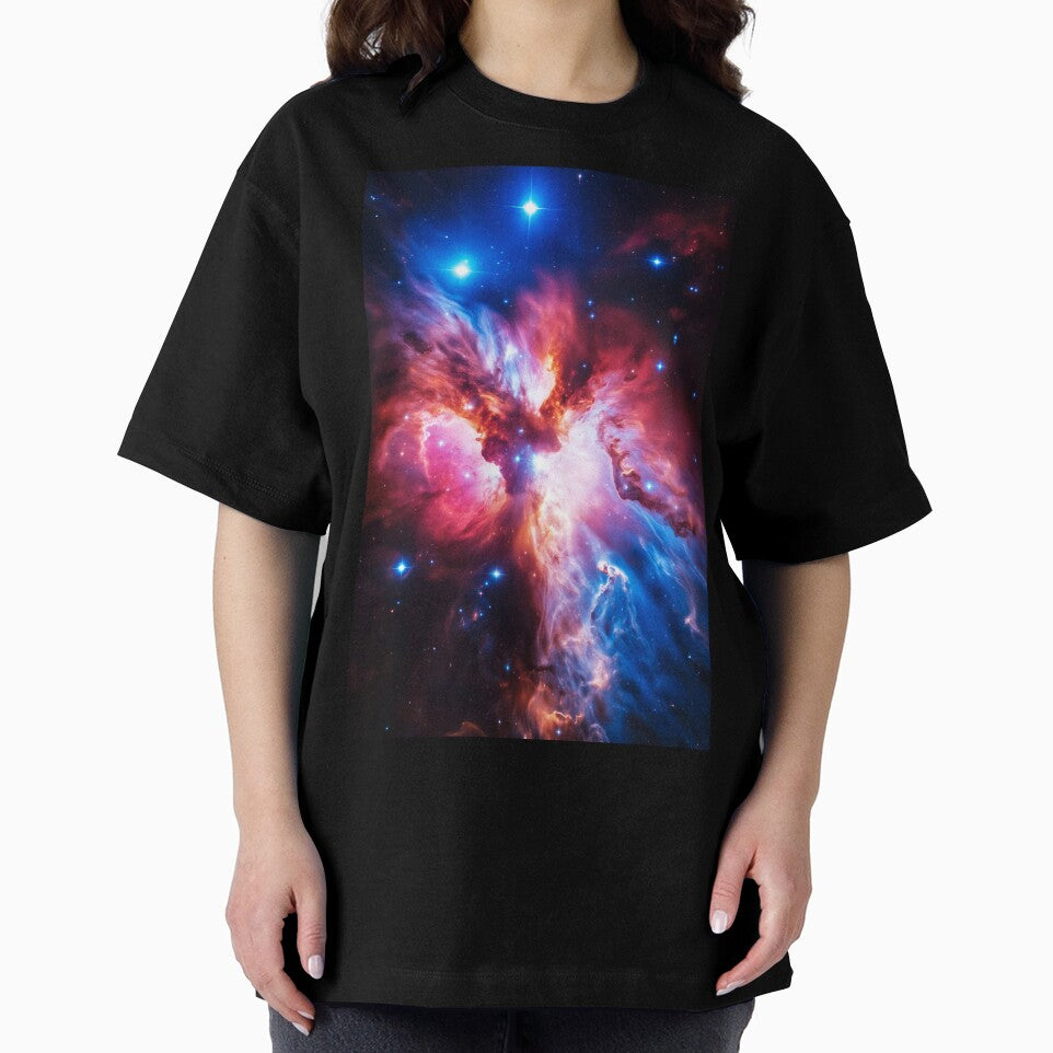 Vibrant Cosmic Nebula Explosion Colorful Deep Space Galaxy Art by lematworks