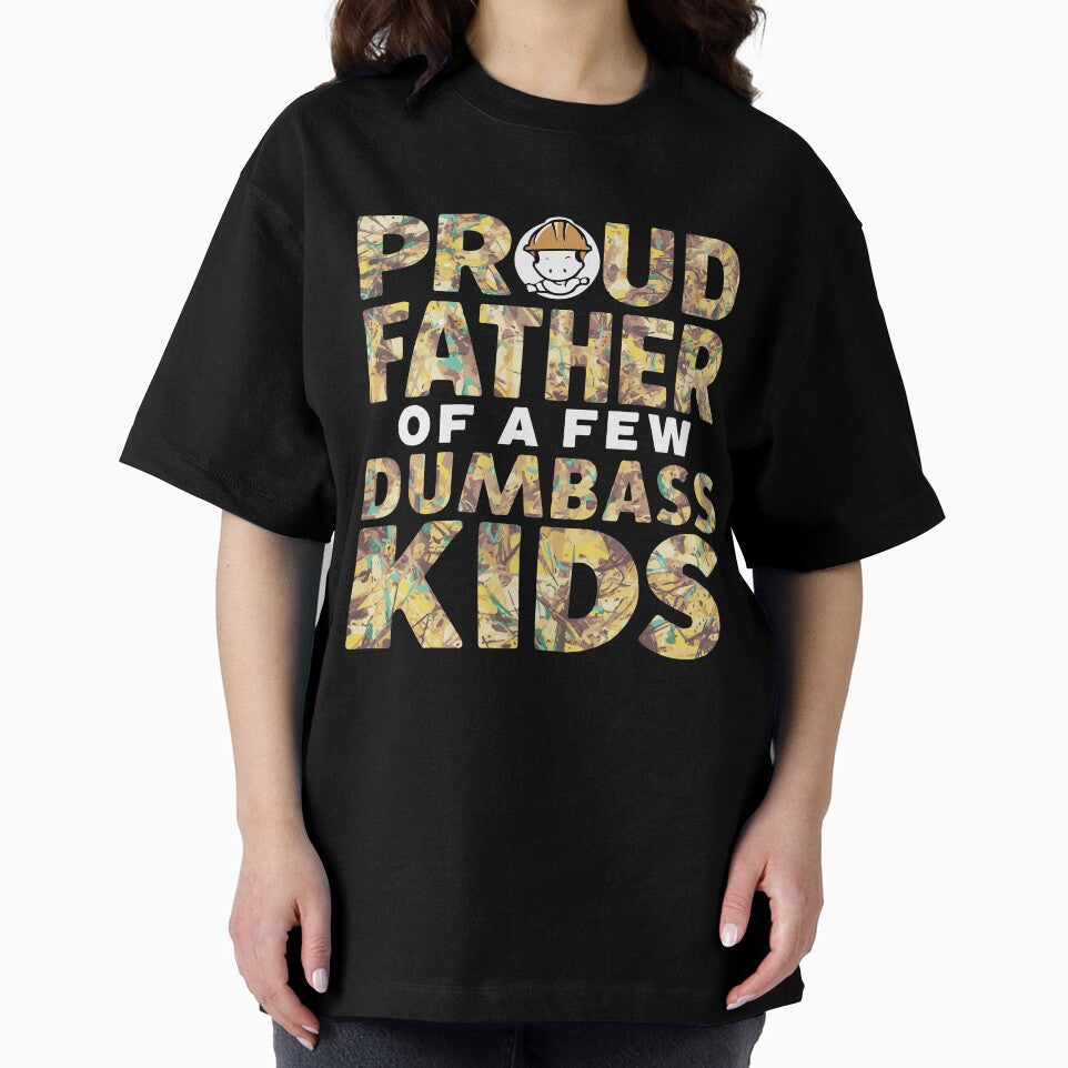 Proud Dad of Goofy Kids - Humorous Fathers Day Apparel Chaos - Proud Dad of Some Quirky Offspring by AUDA-D