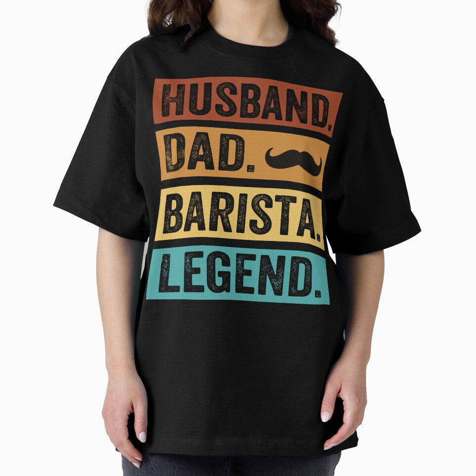 Husband Dad Barista Legend by SiarheiYur