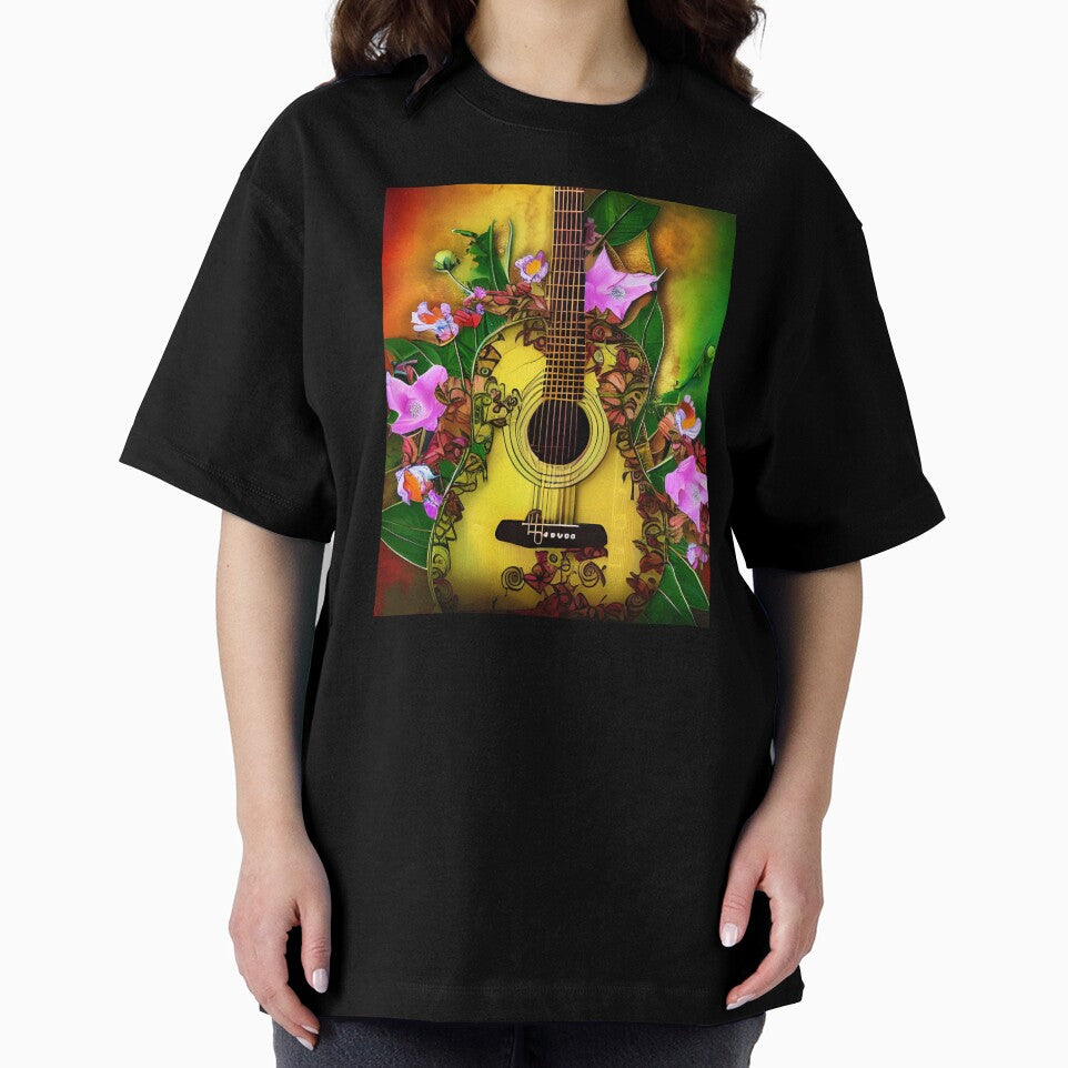 Nature Guitar with Flower by gramizzia