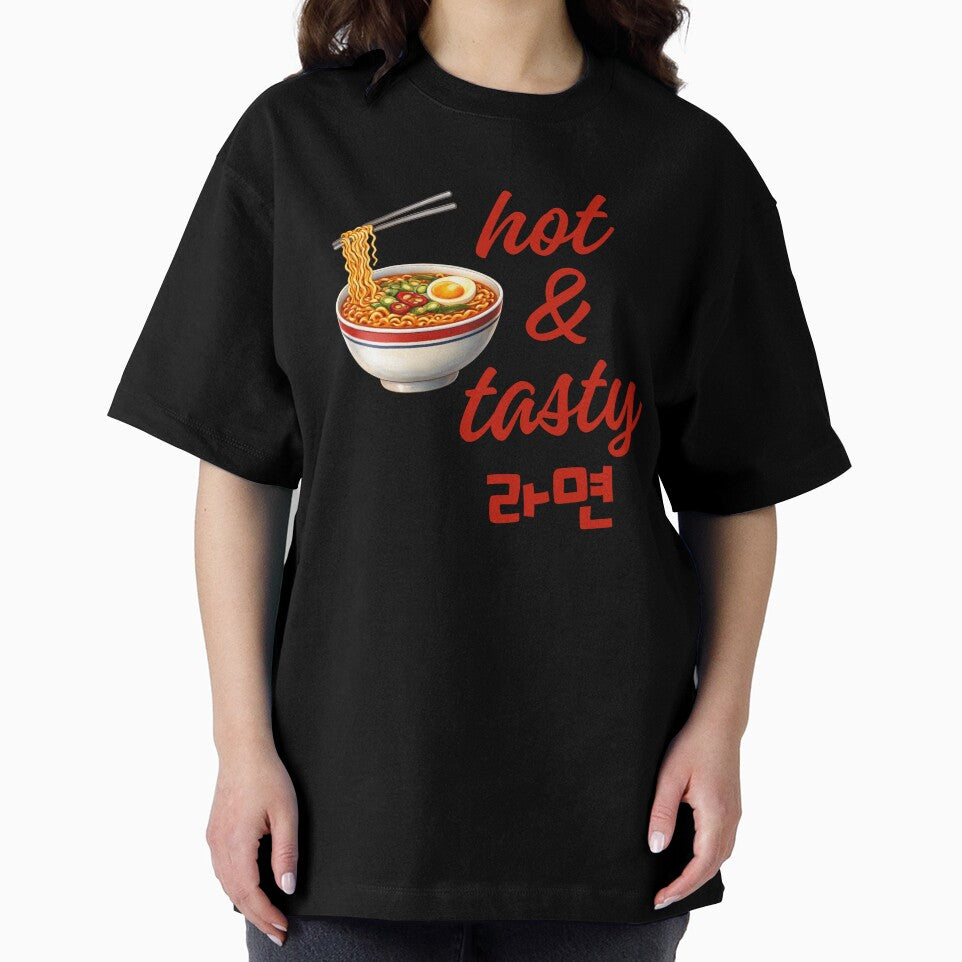 Hot & Tasty Ramyeon – Korean Spicy Noodle Soup Illustration by mycreastyle