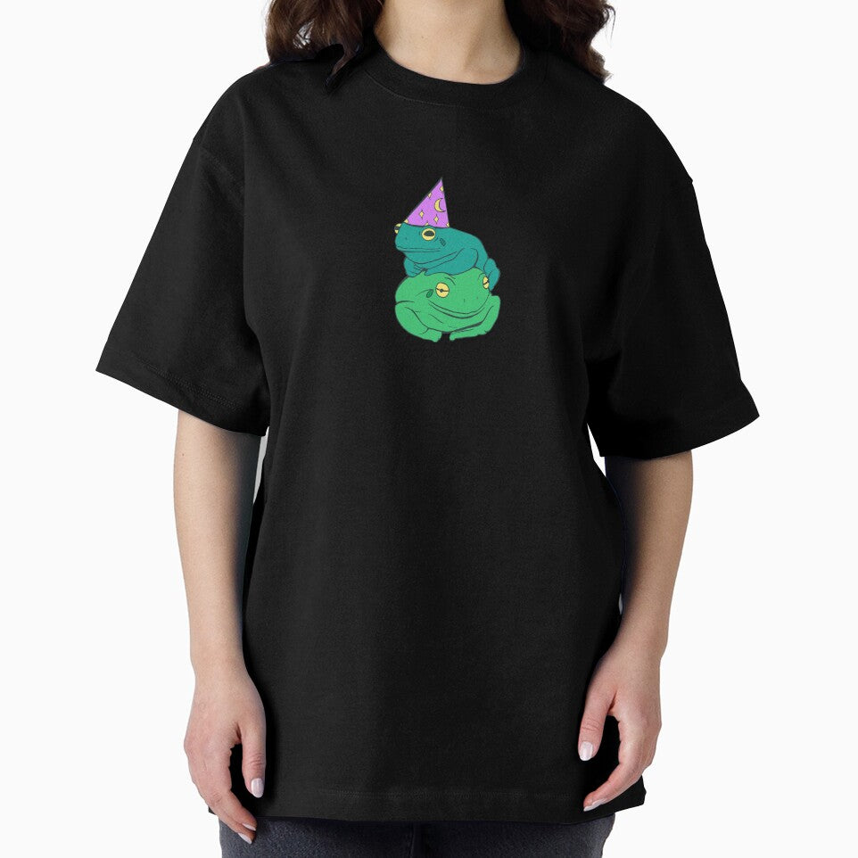 No Thoughts Head Empty Frog Wizard by kerryaislinn