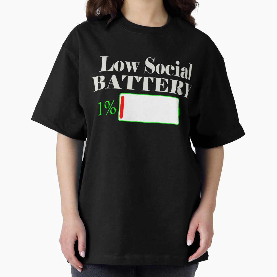 LOW SOCIAL BATTERY (GREEN) by Antisocial Creatives
