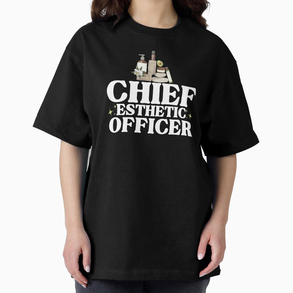 Chief Esthetic Officer Funny Esthetician Cute Cosmetology by SharpThreadZ