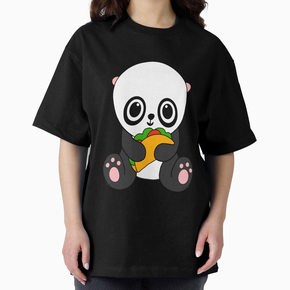 Funny Panda Bear Eating A Taco by SouthernDesigns