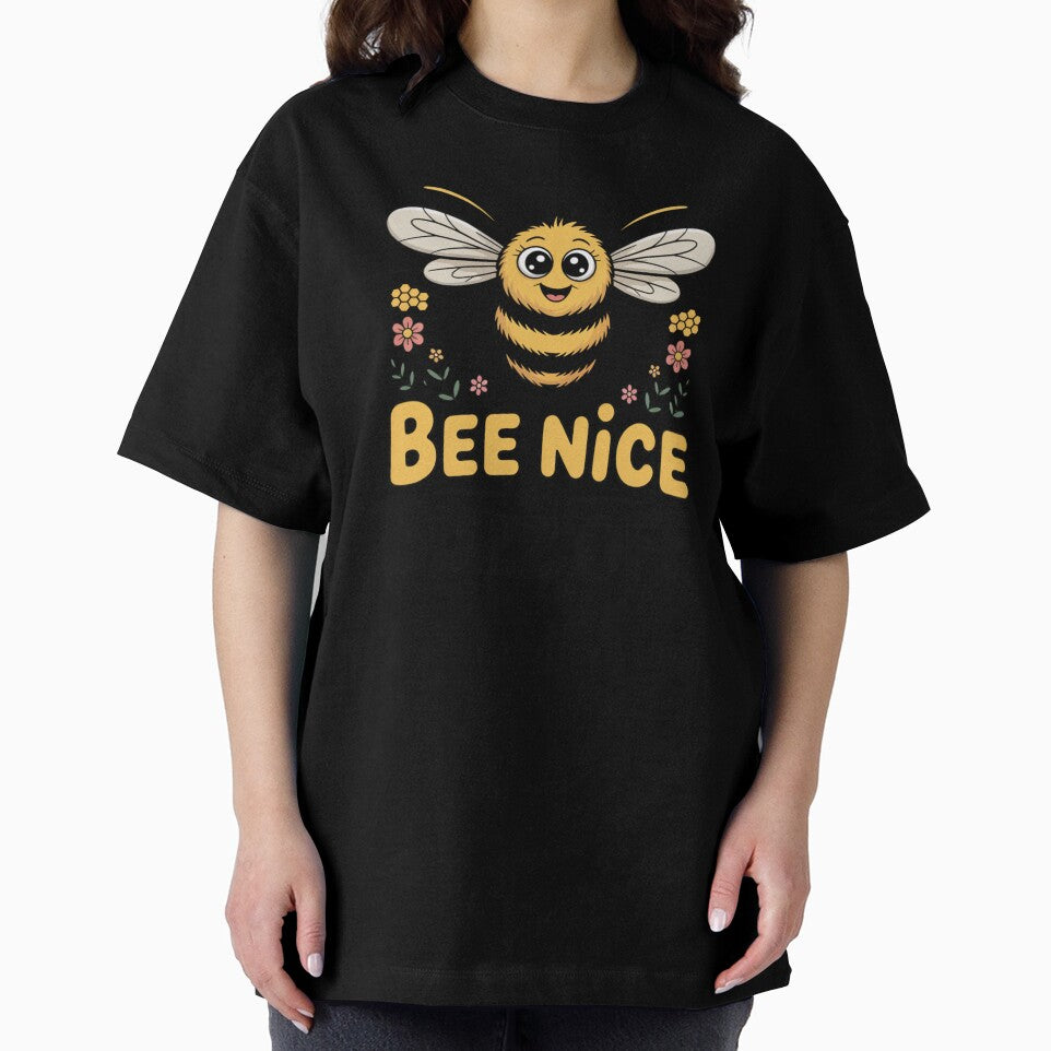 Bee Nice or Buzz Off Flower Design by Peter Stawicki