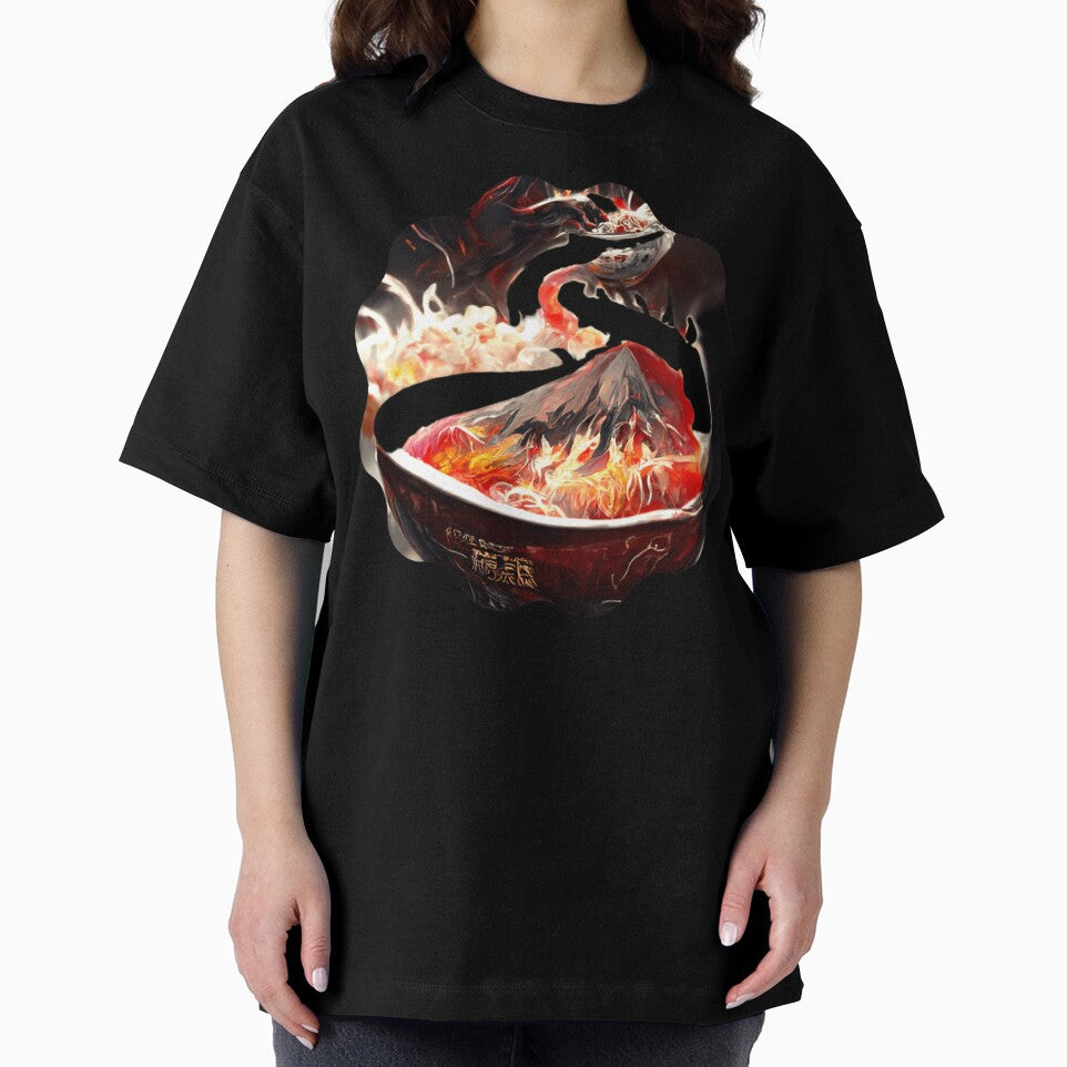 Mount Fuji Dragon Ramen by zheworkstudio
