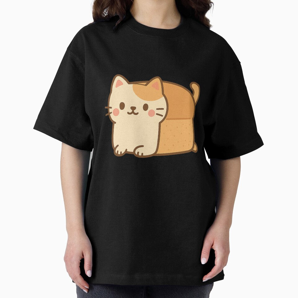 Bread Loaf Cat – Kawaii Chubby Cat in Toast Form by Tripconic