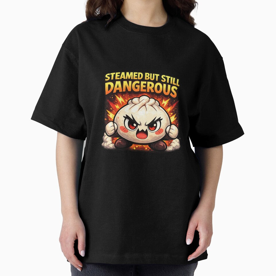 Steamed But Still Dangerous – Power Puff Bao Bun Anime Shirt by Kevin Shearer