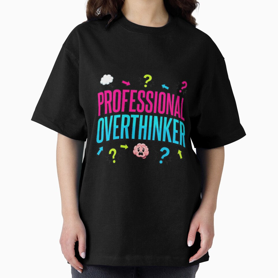 Professional Overthinker Funny Quote by Art Bloom Studio