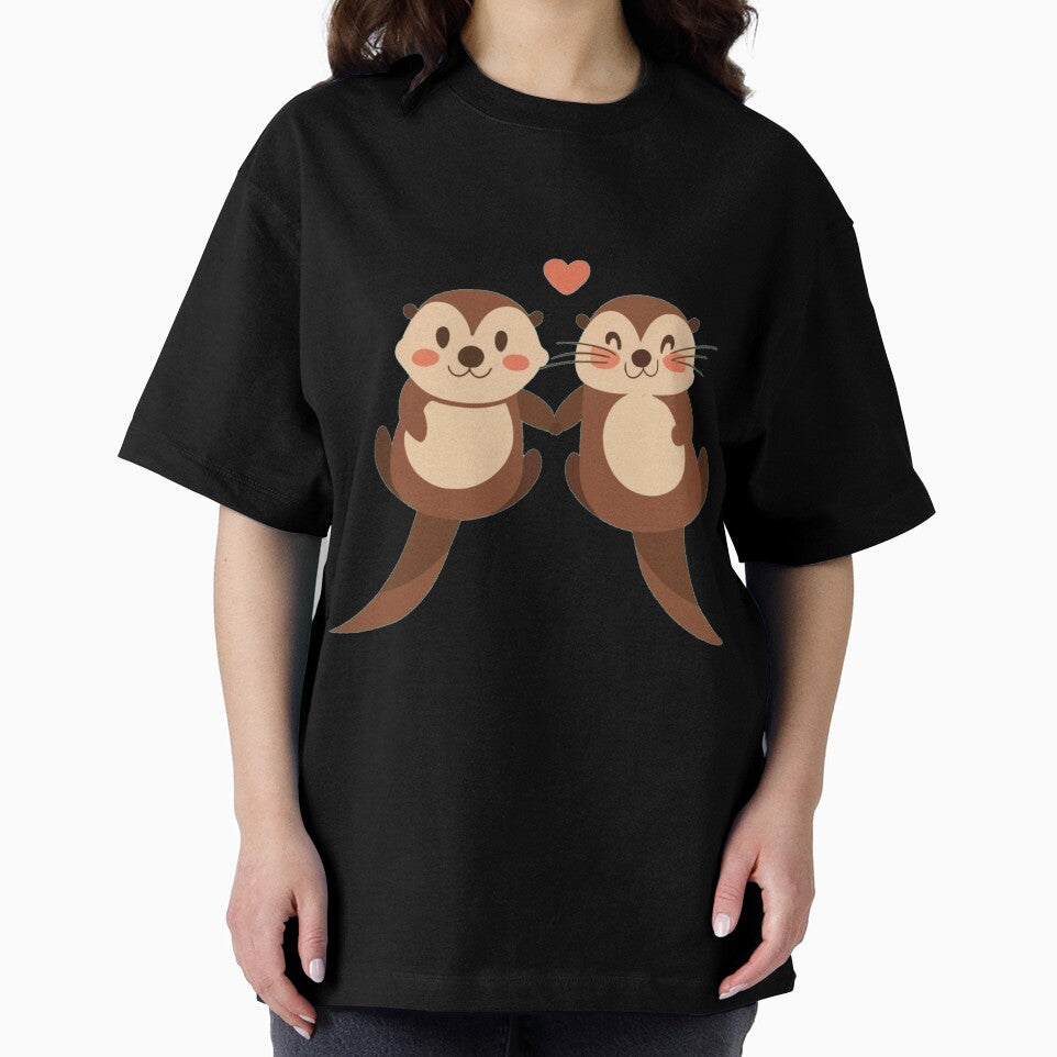 Copy of Otters holding hands by PawelNature