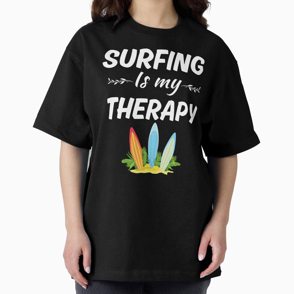 Surfing is my therapy, surfing enthusiasts fan or lover saying by NBSStore
