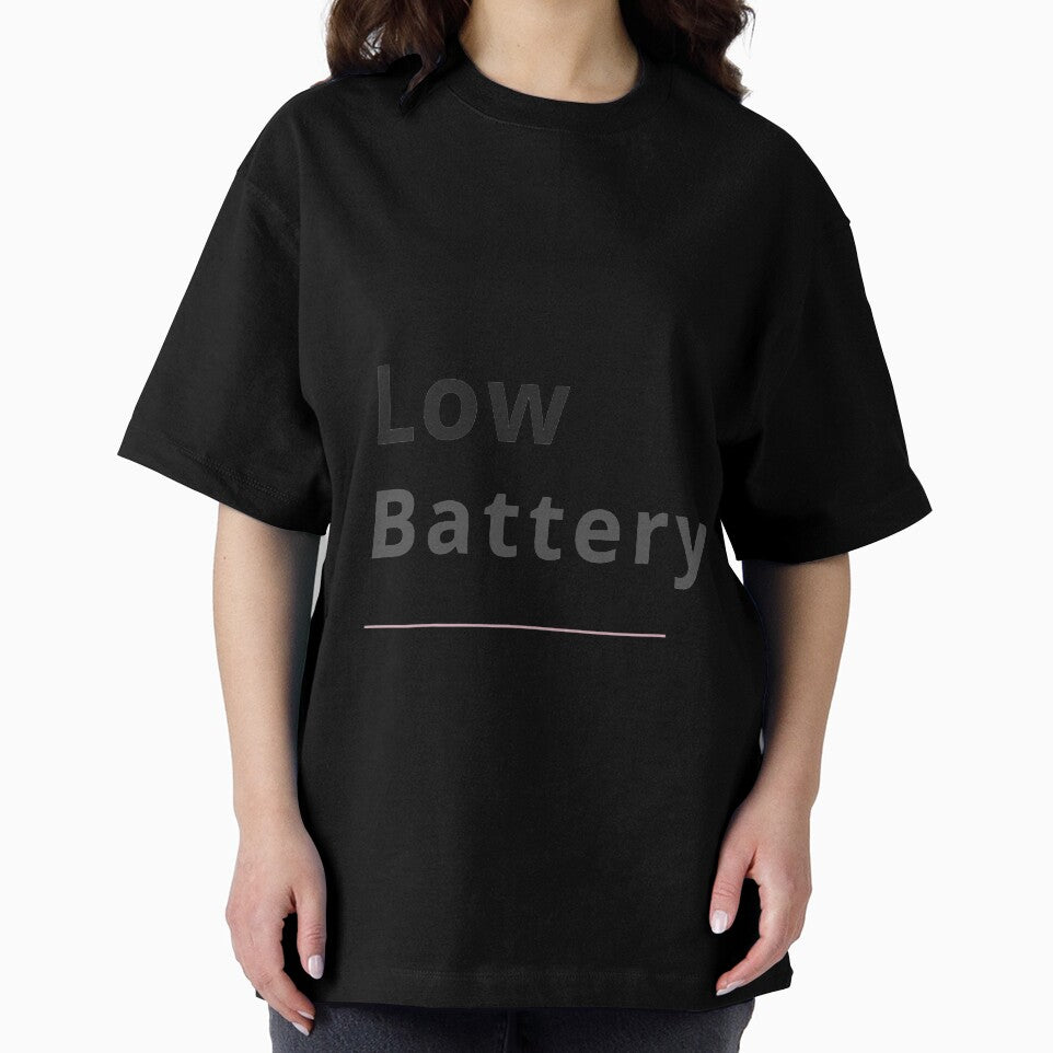 Low Battery – Minimalist Introvert Quote Design by Low Battery Society