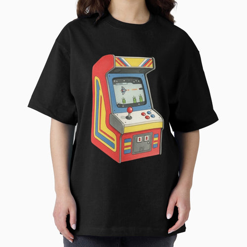 80s Retro Arcade Machine Classic Gaming Illustration by Pasteltone