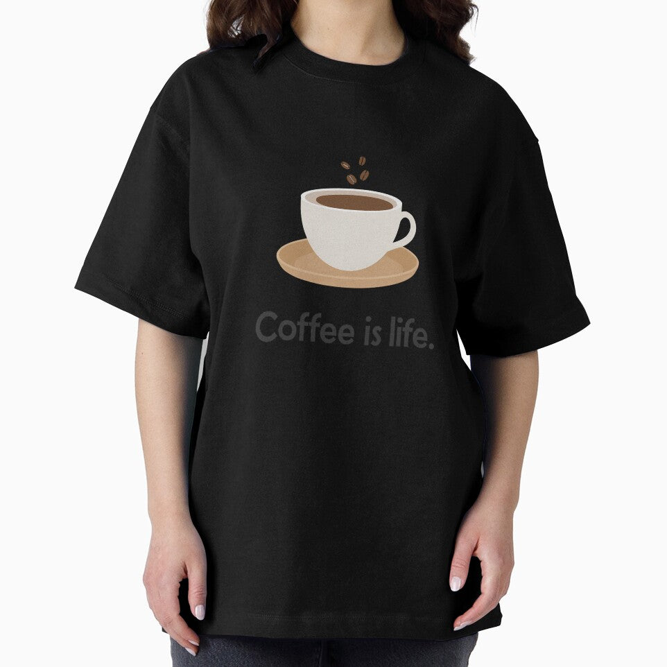Minimalist Coffee Cup Illustration Coffee Is Life by BobaBunny76