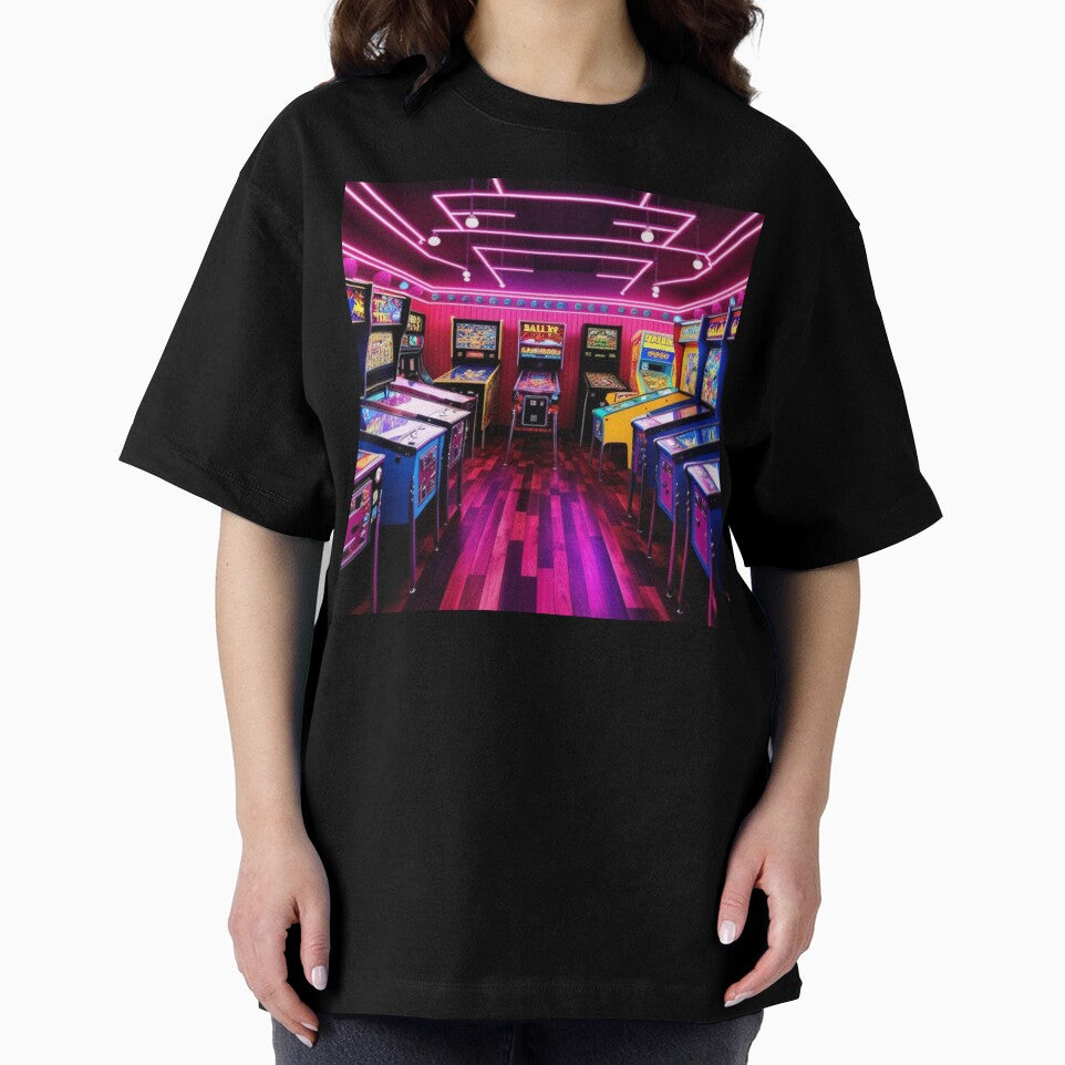 Neon Nostalgia: Retro Arcade Pinball Adventure by Chippychips1