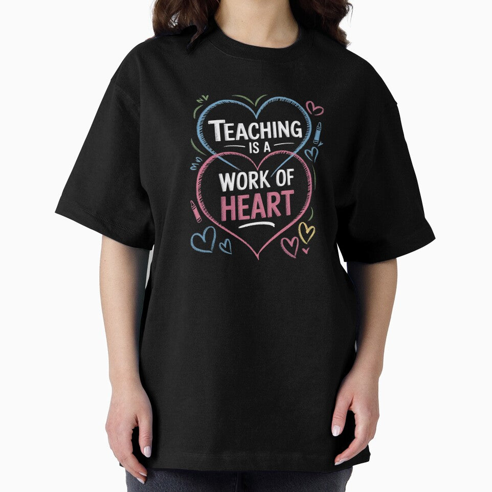 Teaching is a Work of Heart - Valentine's Day Design for Teachers by VioladesignByRW