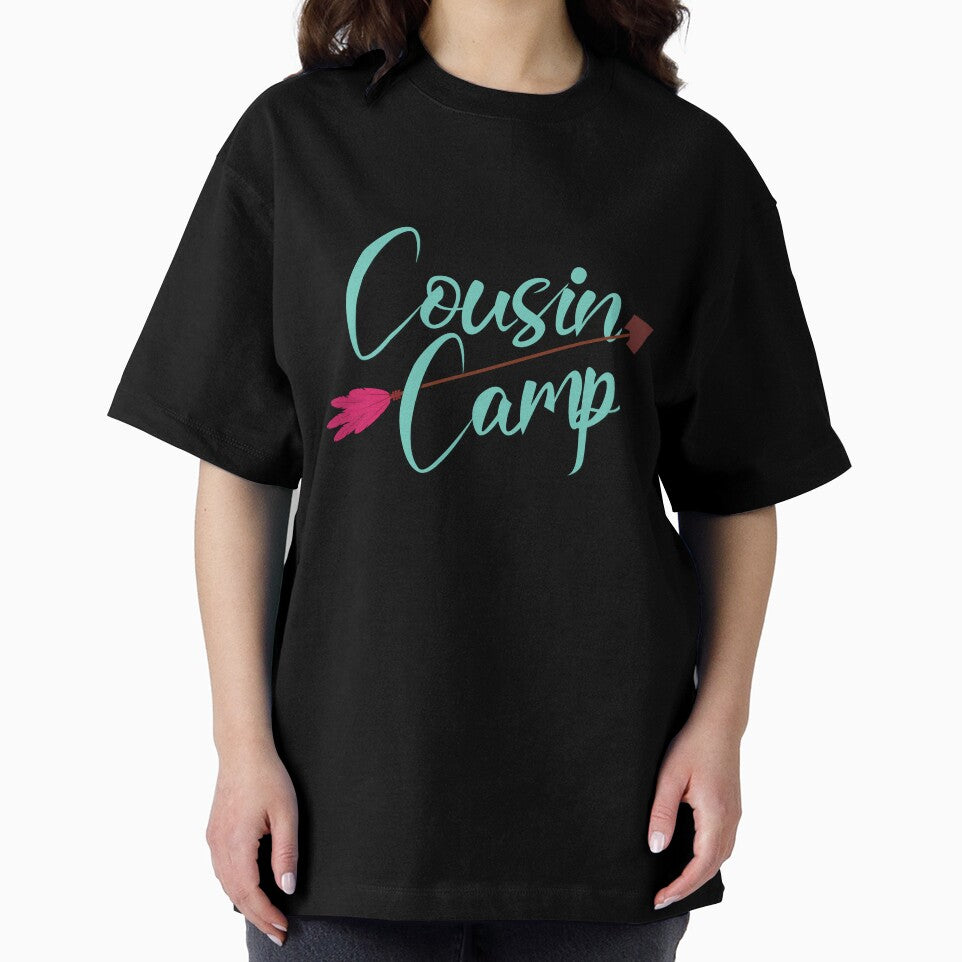 Cousin Camp Typography T-Shirt – Matching Family Reunion Design by PixelWaveBD
